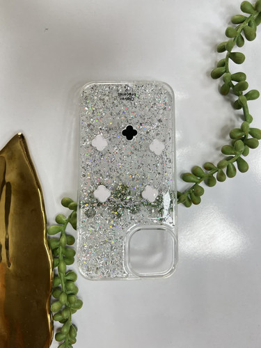 قاب کاور گارد رزینه 5 گل شاین دار برای iphone 13-14 /آیفون 13-14 کد 1998