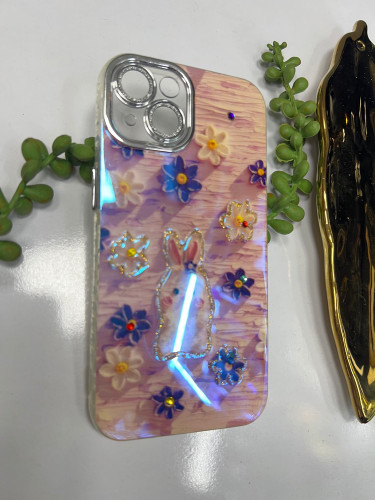 قاب کاور گارد رزینه گل برای آیفون 13/ iphone 13 کد2105