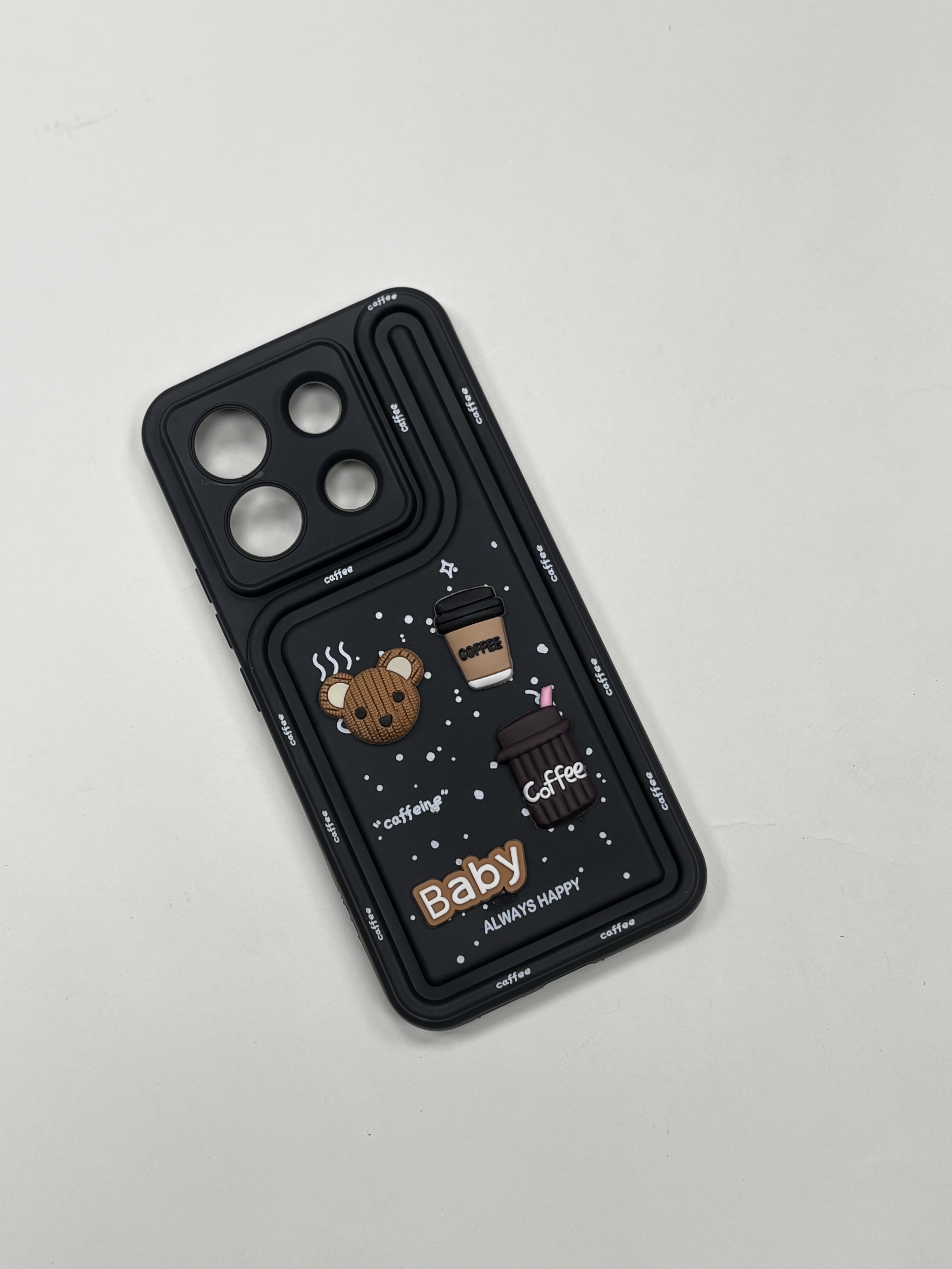 قاب گارد کاور baby مشکی شیائومی note 13pro 4G کد 3446