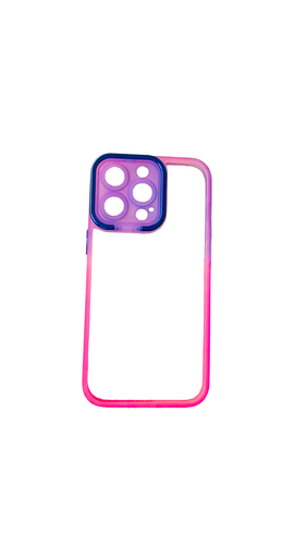 قاب کاور گارد شفاف دور رنگی آیفون iPhone 13pro کد ۳۴۴۰