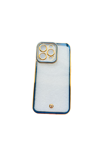 قاب کاور گارد شفاف دورطلایی آیفون iphone 13pro کد ۳۱۳۸