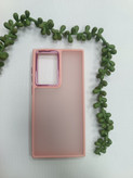 قاب کاور گارد پشت مات صورتی سامسونگ S22Ultra کد 2971