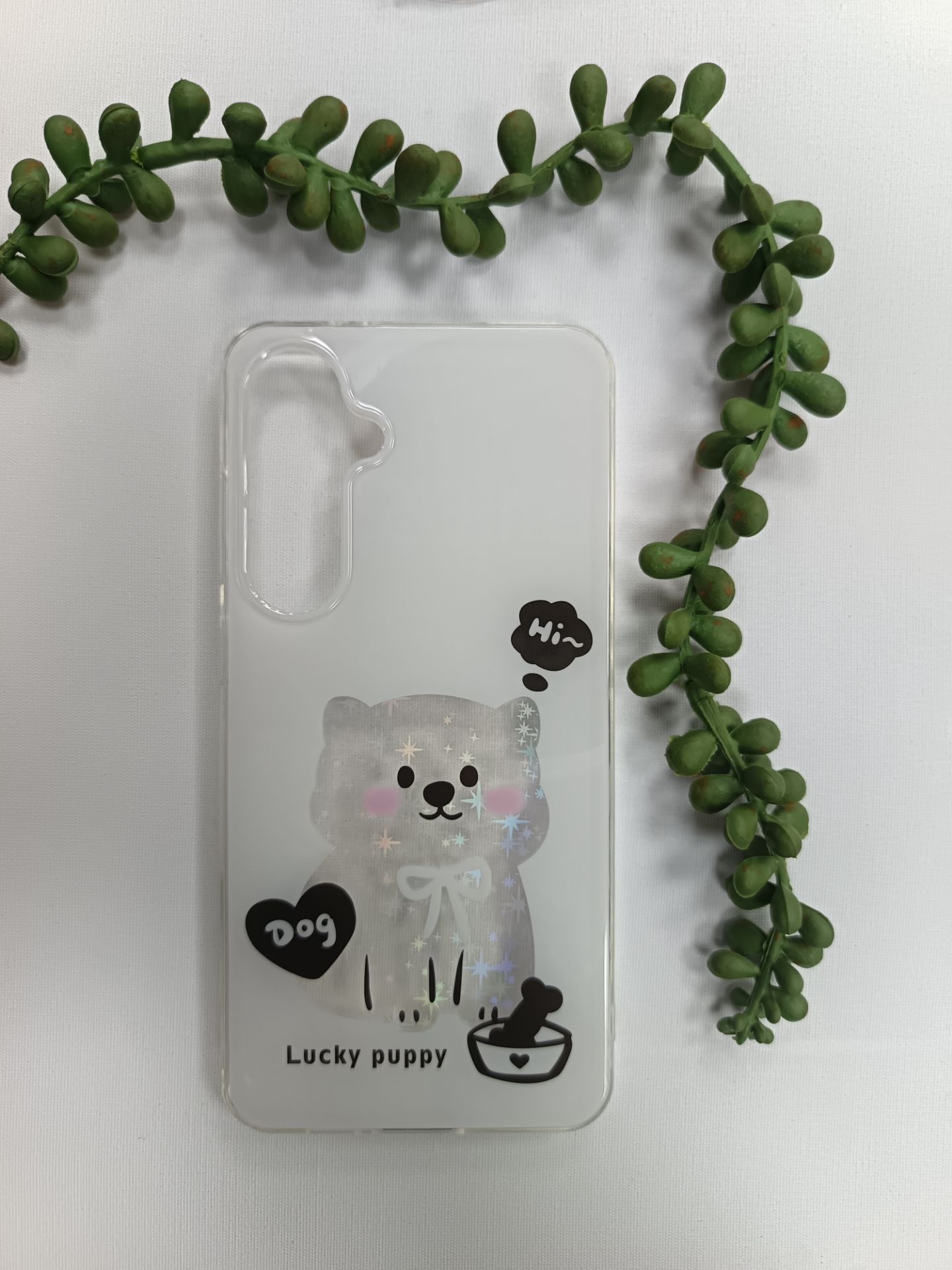 قاب گارد کاور طرح lucky puppy سامسونگ s24 fe کد3392