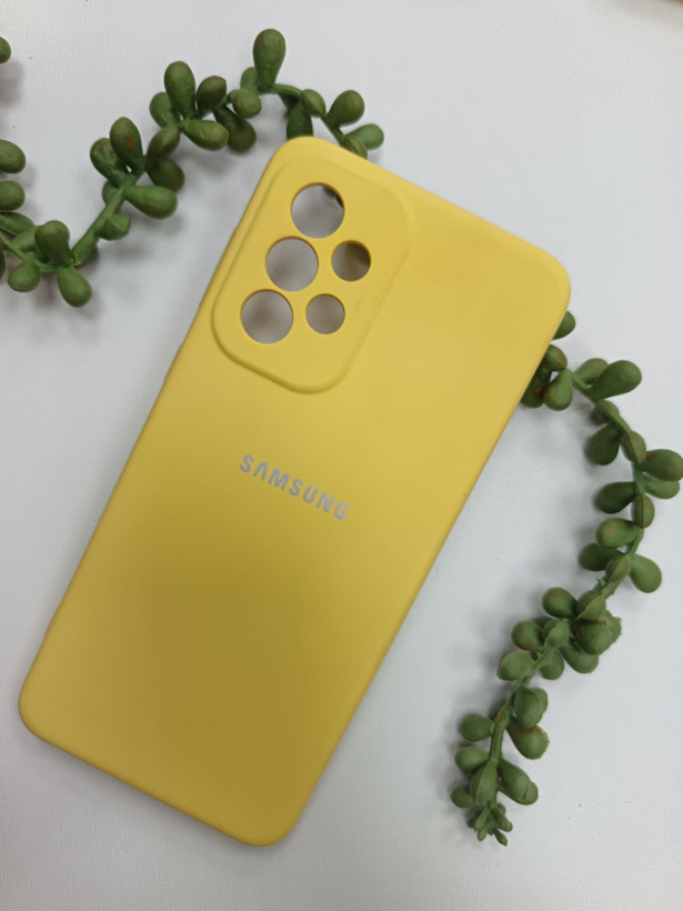 قاب گارد کاور سیلیکونی زرد سامسونگ A33 5G کد 638