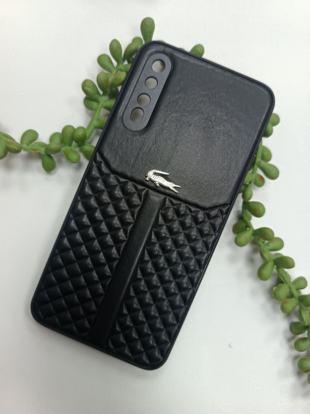قاب گارد کاور چرم سوسماری مشکیA50 کد 3133