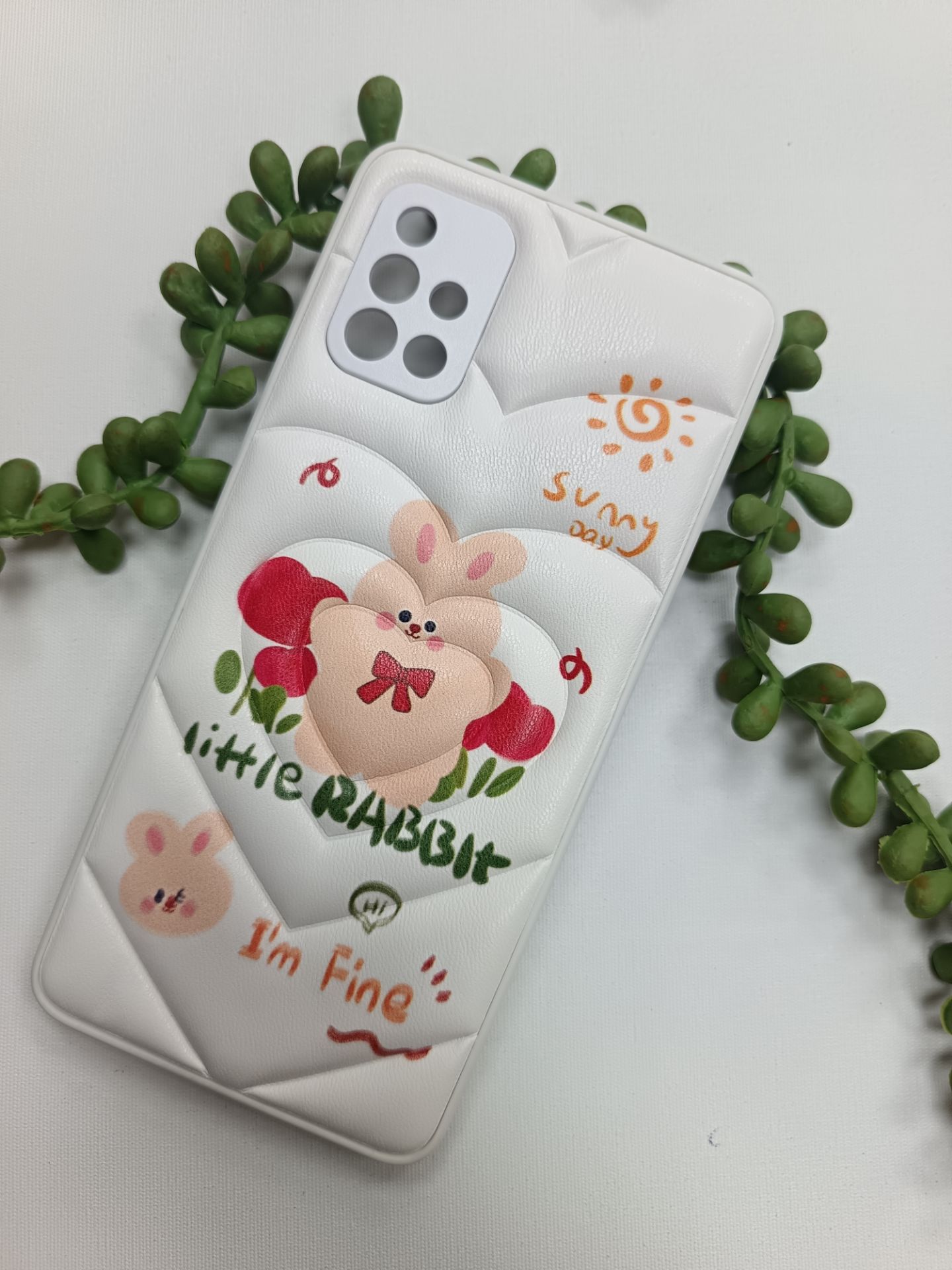 قاب گارد کاور طرح little rabbit سامسونگ A51 4G کد 3411