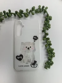 قاب طرح lucky puppy سامسونگ S23 fe کد 3399
