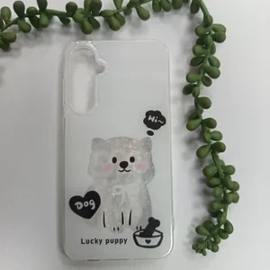 قاب طرح lucky puppy سامسونگ S23 fe کد 3399