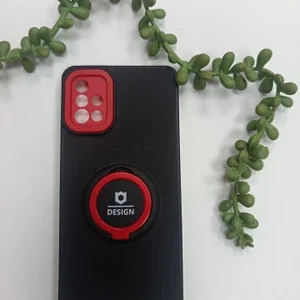 قاب سیلیکونی هولدردار مشکی سامسونگ A51 کد 3409