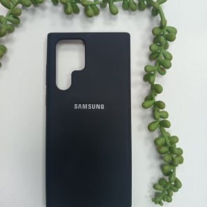 قاب سیلیکونی مشکی سامسونگ s22 ultra کد24