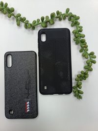 قاب چرم مشکی سامسونگ A10 کد 2707