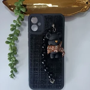 قاب تدی مشکی با بند خرسی سامسونگ a05  کد 1476