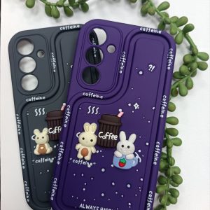 قاب کافه عروسکی سامسونگ A55 کد 1217