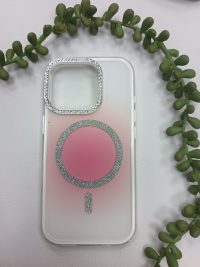 قاب مگ سیف نگینی آیفون 16 pro کد 1479